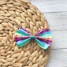 Load image into Gallery viewer, Pool Bow (Kenzie Bow) - Bright Stripes
