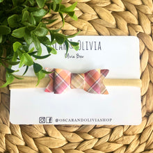 Load image into Gallery viewer, Olivia Bow - Fall Bounty Plaid
