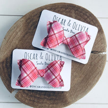 Load image into Gallery viewer, Sadie Bow - Pink Plaid
