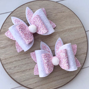 Double Bella Bow - Easter Bunny