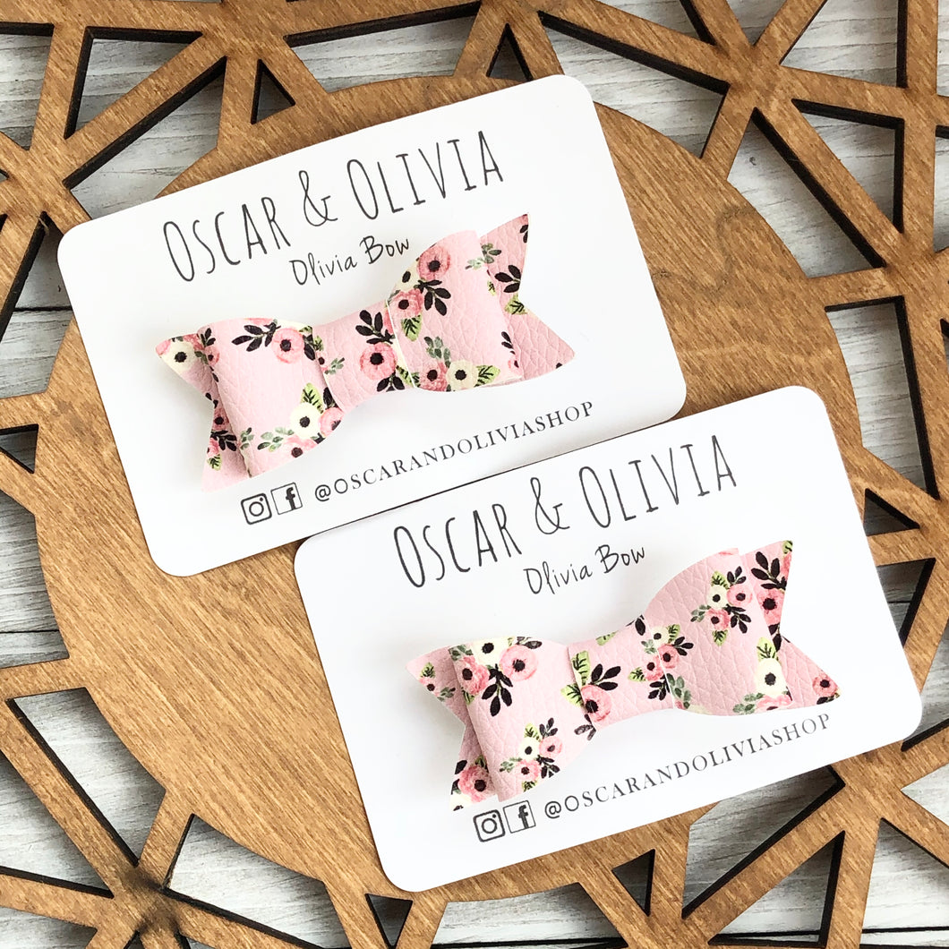 Olivia Bow - Pink Floral