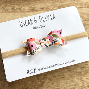 Olivia Bow - Vintage Fall Floral