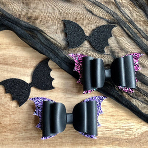 Double Bat Bow - Potion Glitters