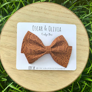 Evelyn Bow - Fall Butter Lace