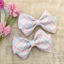 Load image into Gallery viewer, Evelyn Bow - Easter Plaid
