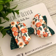 Load image into Gallery viewer, Double Bella Bow - Orange Tree
