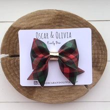 Load image into Gallery viewer, Everly Bow - Holiday Plaids
