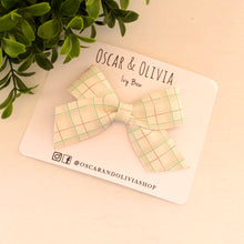 Load image into Gallery viewer, Ivy Bow - Vintage Gingham
