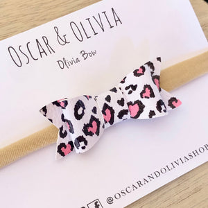Olivia Bow - Valentine Leopard