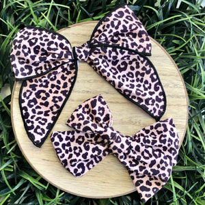 Kinsley Bow - Small Leopard