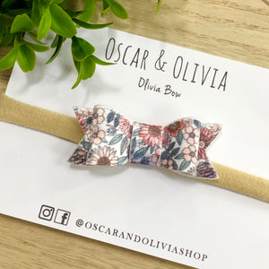 Olivia Bow - Velvet Floral