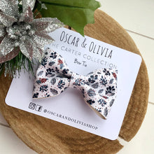 Load image into Gallery viewer, Bow Tie - Winter Floral
