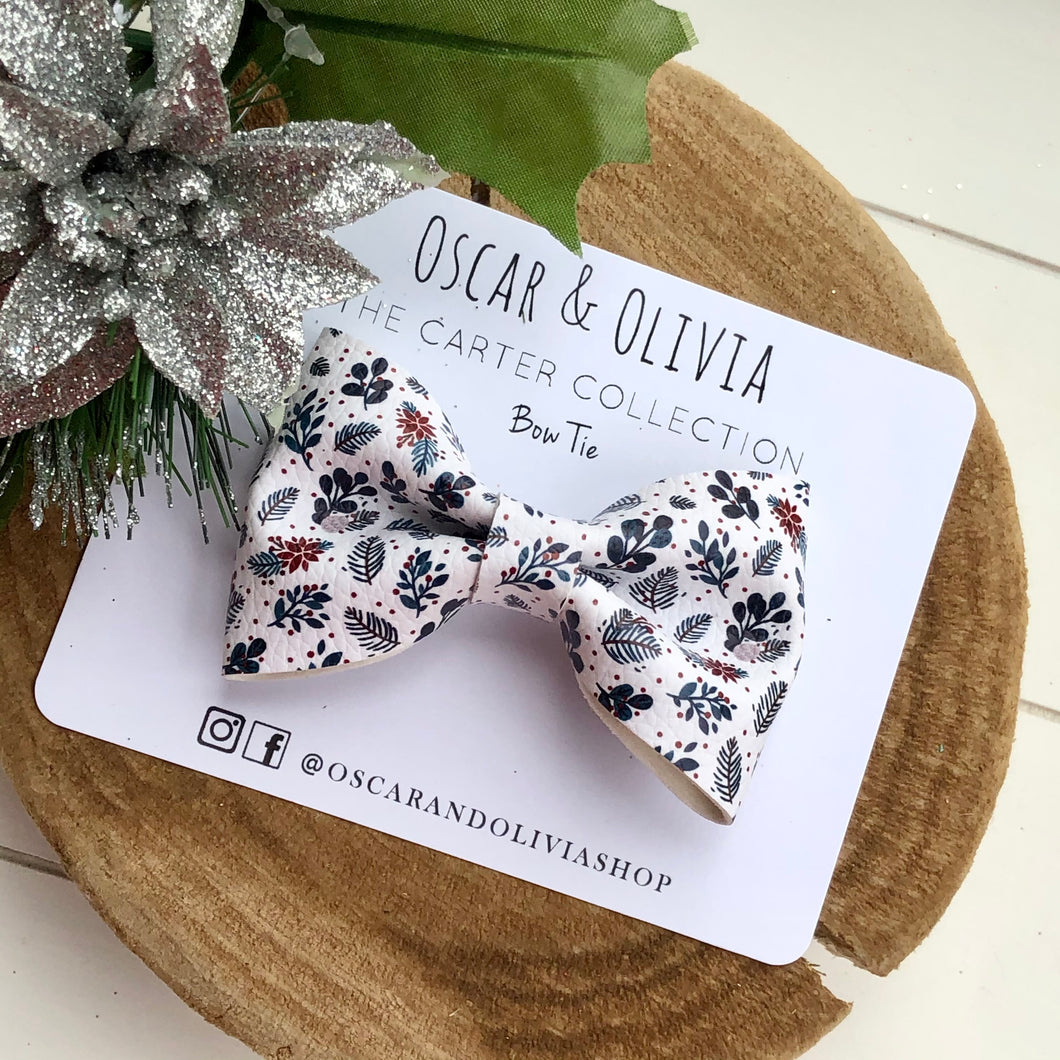Bow Tie - Winter Floral