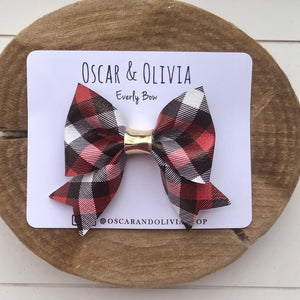Everly Bow - Holiday Plaids