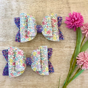 Double Bella Bow - Spring Time
