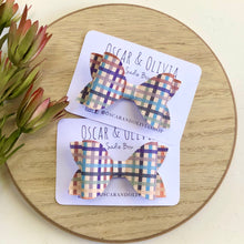 Load image into Gallery viewer, Sadie Bow - Thanksgiving Plaid
