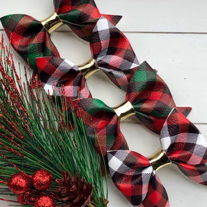 Everly Bow - Holiday Plaids